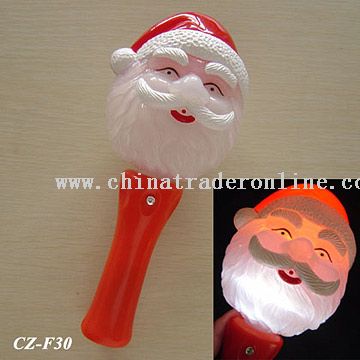 Flashing Spinninng Ball with Santa Claus  from China